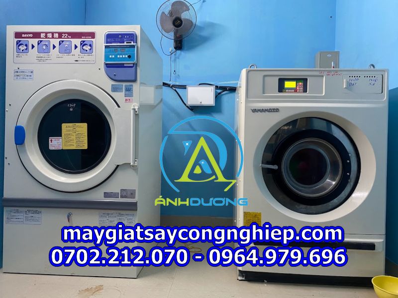 Lắp đặt máy giặt công nghiệp tại Quảng Xương